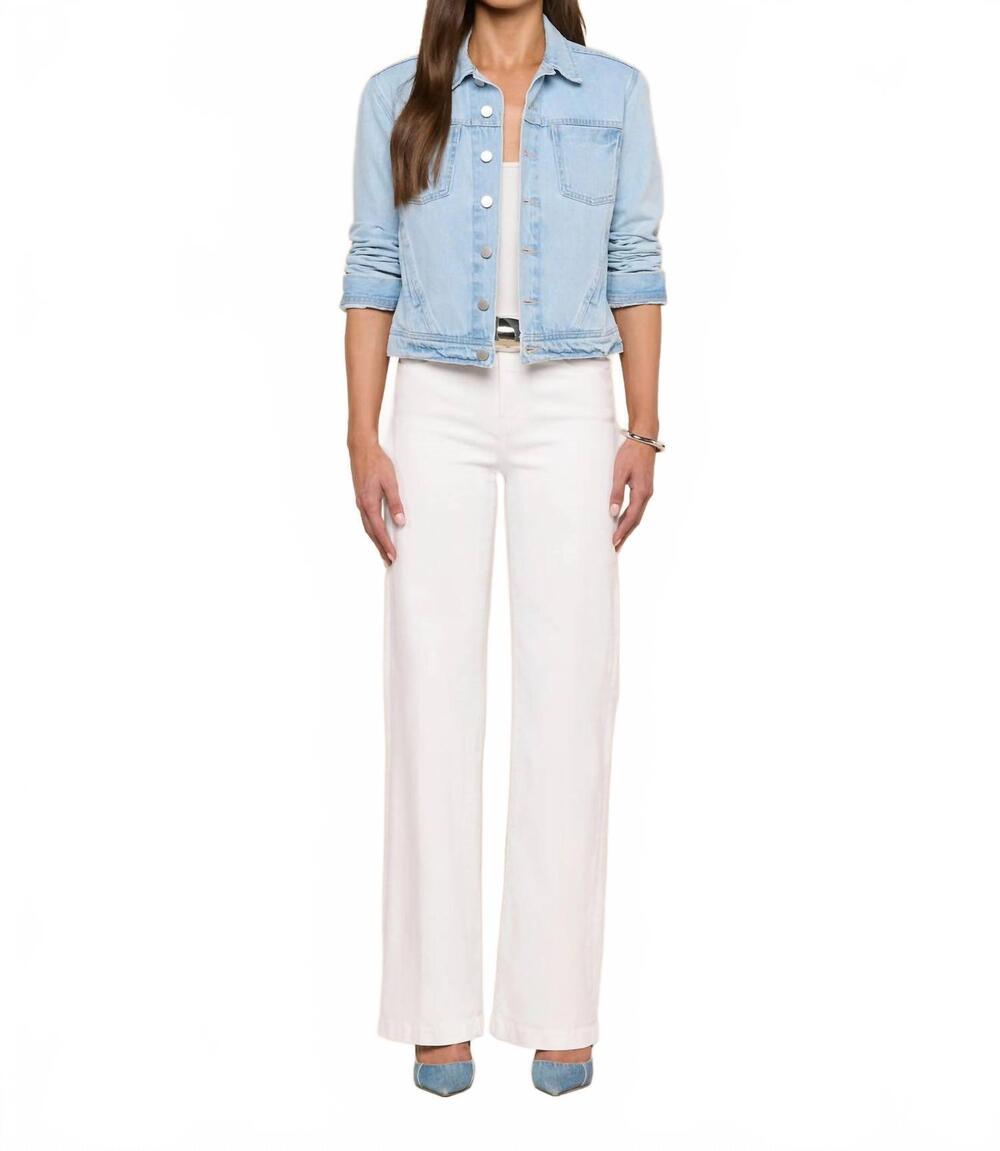 NEW L'AGENCE celine jean jacket in fontana